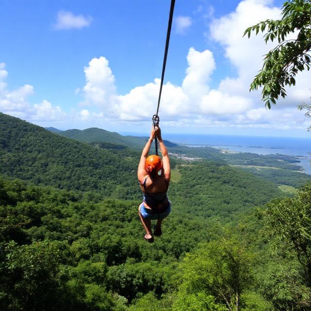 having fun in the water